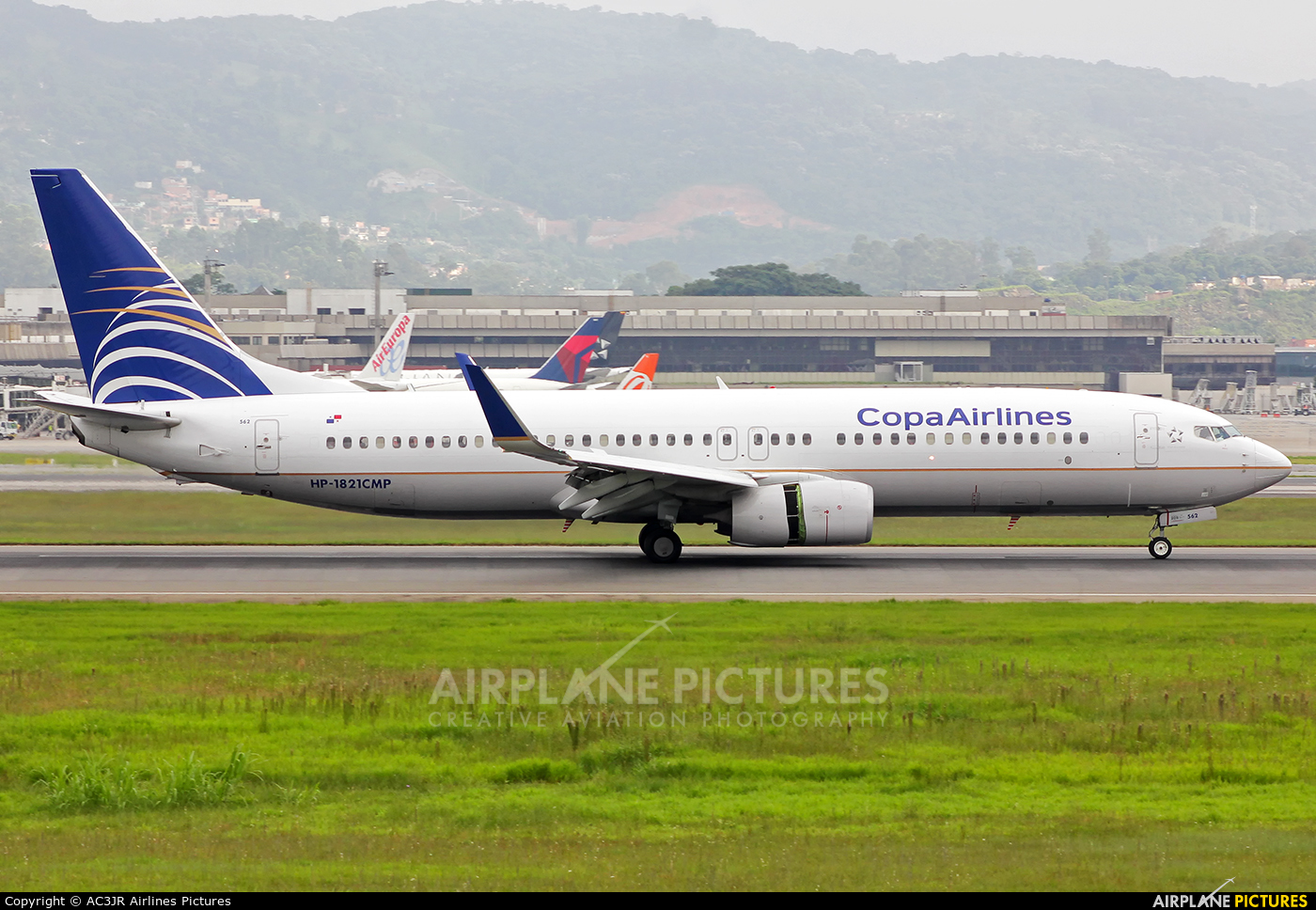Copa Airlines HP-1821CMP aircraft at São Paulo - Guarulhos
