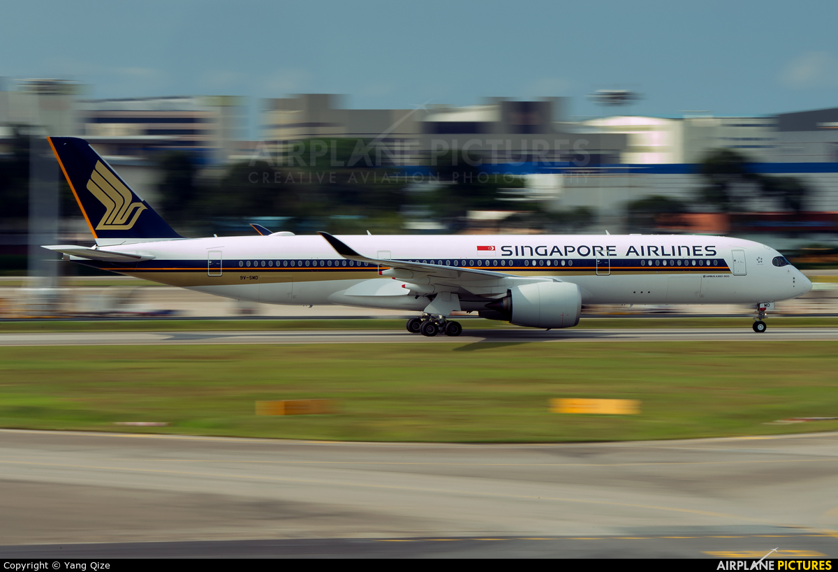 Singapore Airlines 9V-SMD aircraft at Singapore - Changi