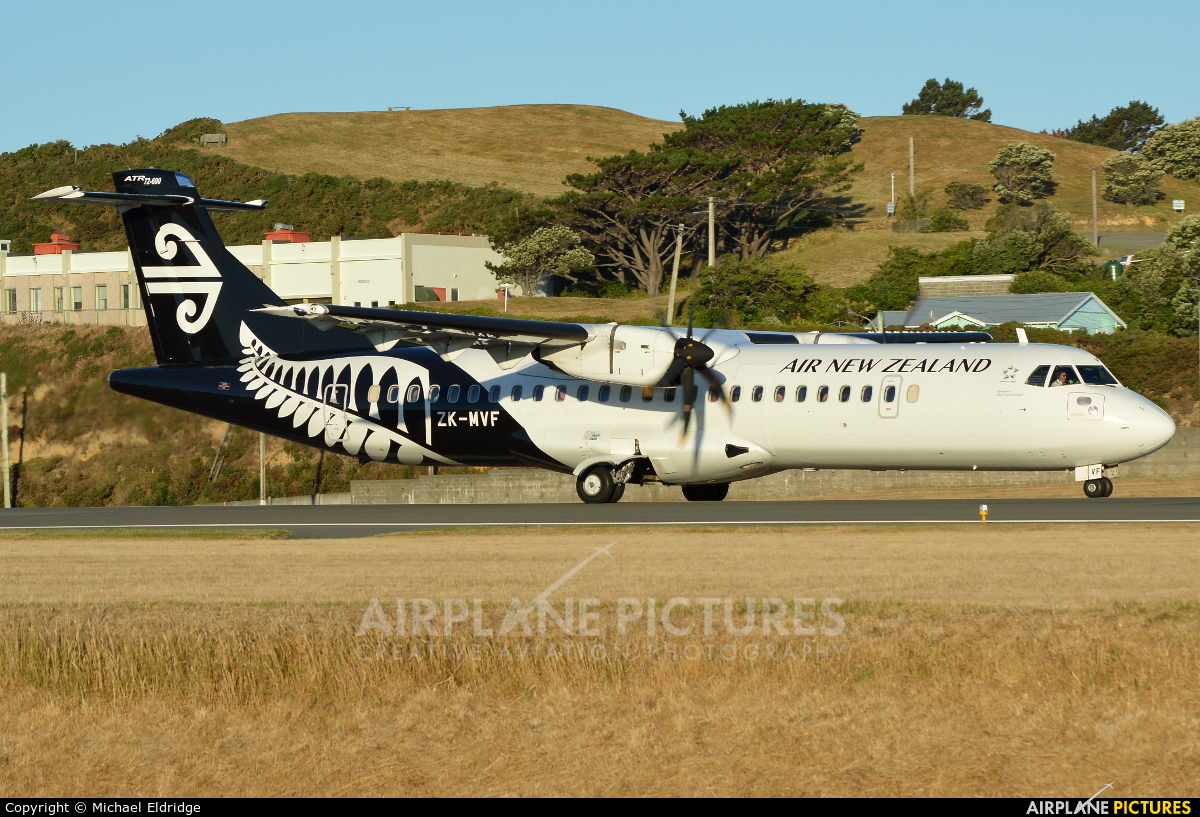 Air New Zealand Link - Mount Cook Airline ZK-MVF aircraft at Wellington Intl