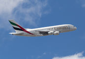 A6-EOY - Emirates Airlines Airbus A380 aircraft