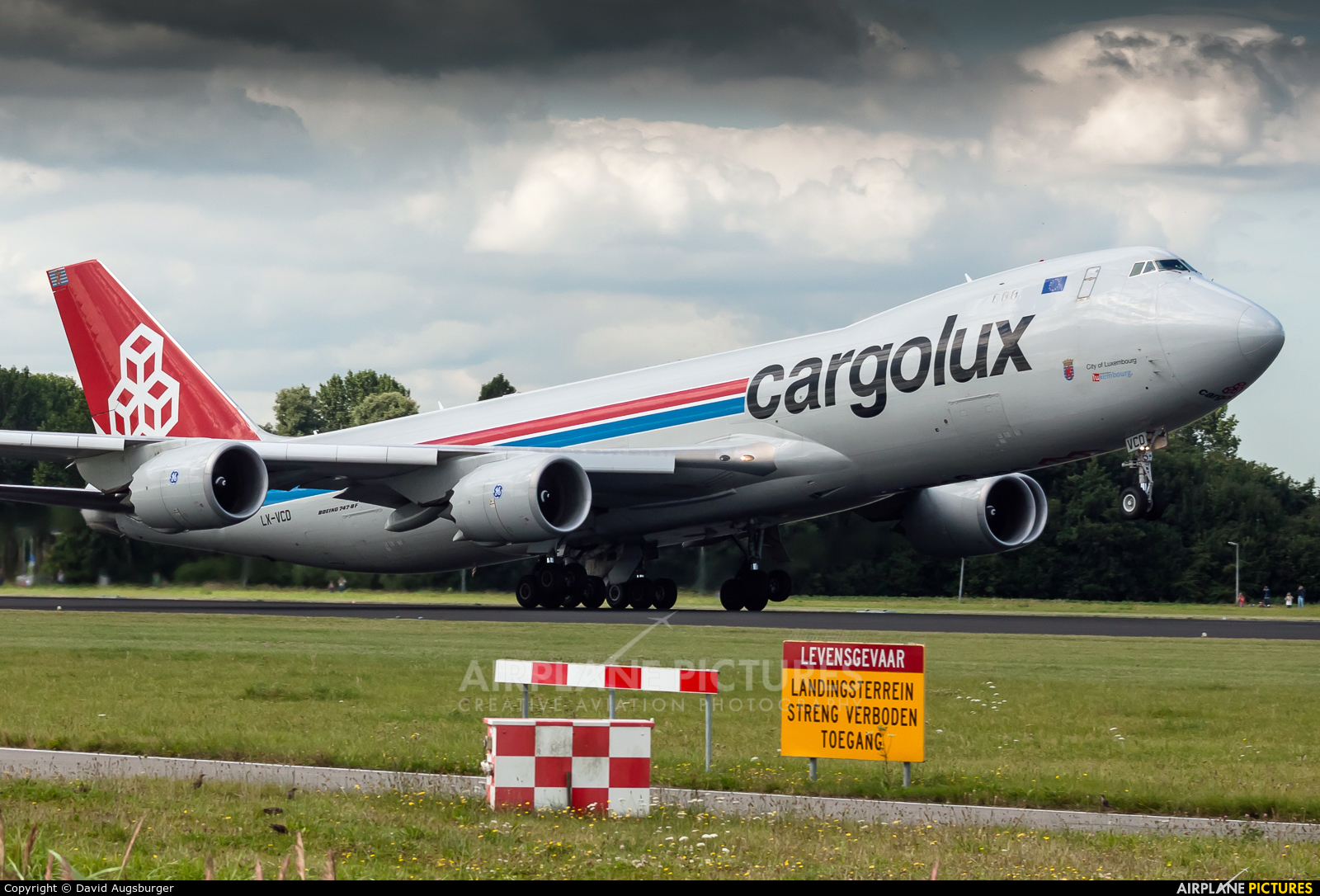 Cargolux LX-VCD aircraft at Amsterdam - Schiphol