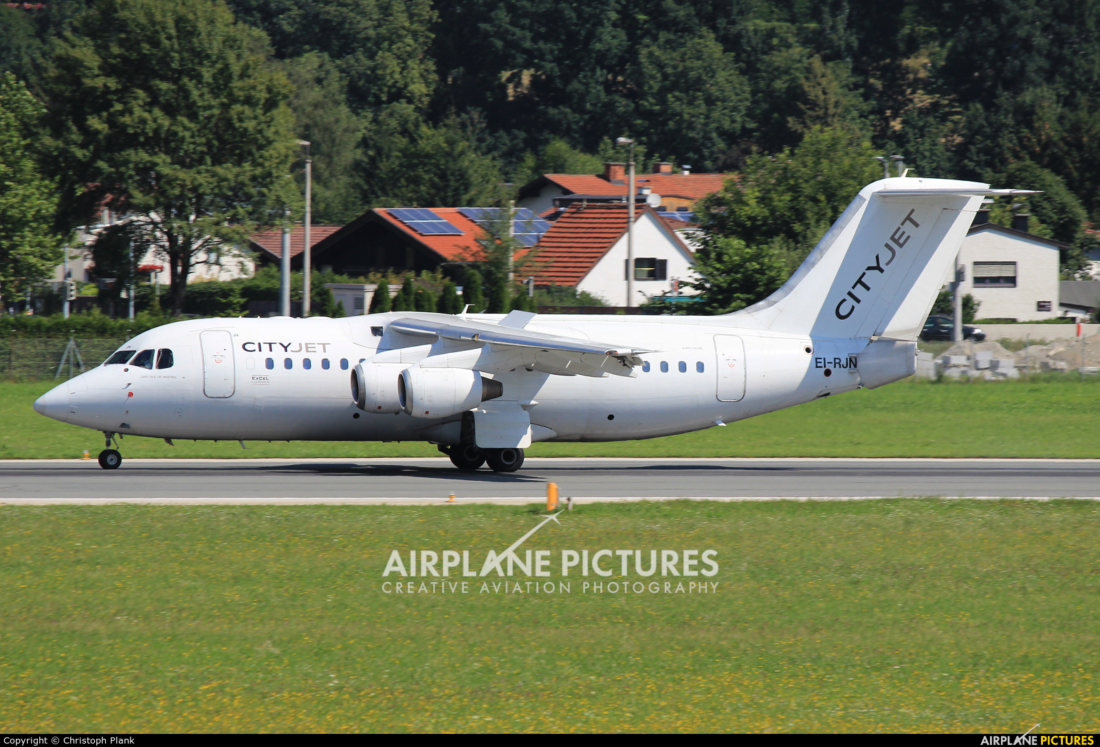 CityJet EI-RJN aircraft at Innsbruck