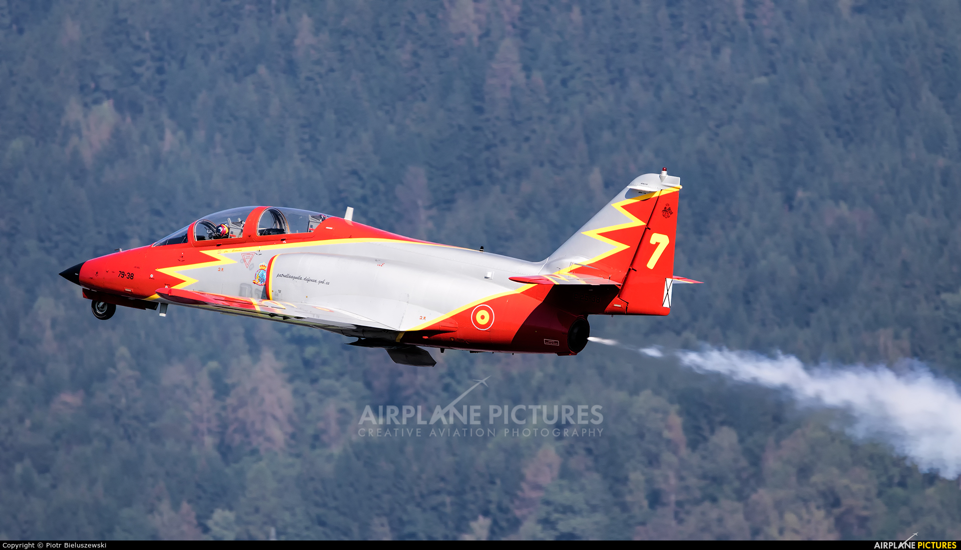 Spain - Air Force : Patrulla Aguila E.79-38 aircraft at Zeltweg