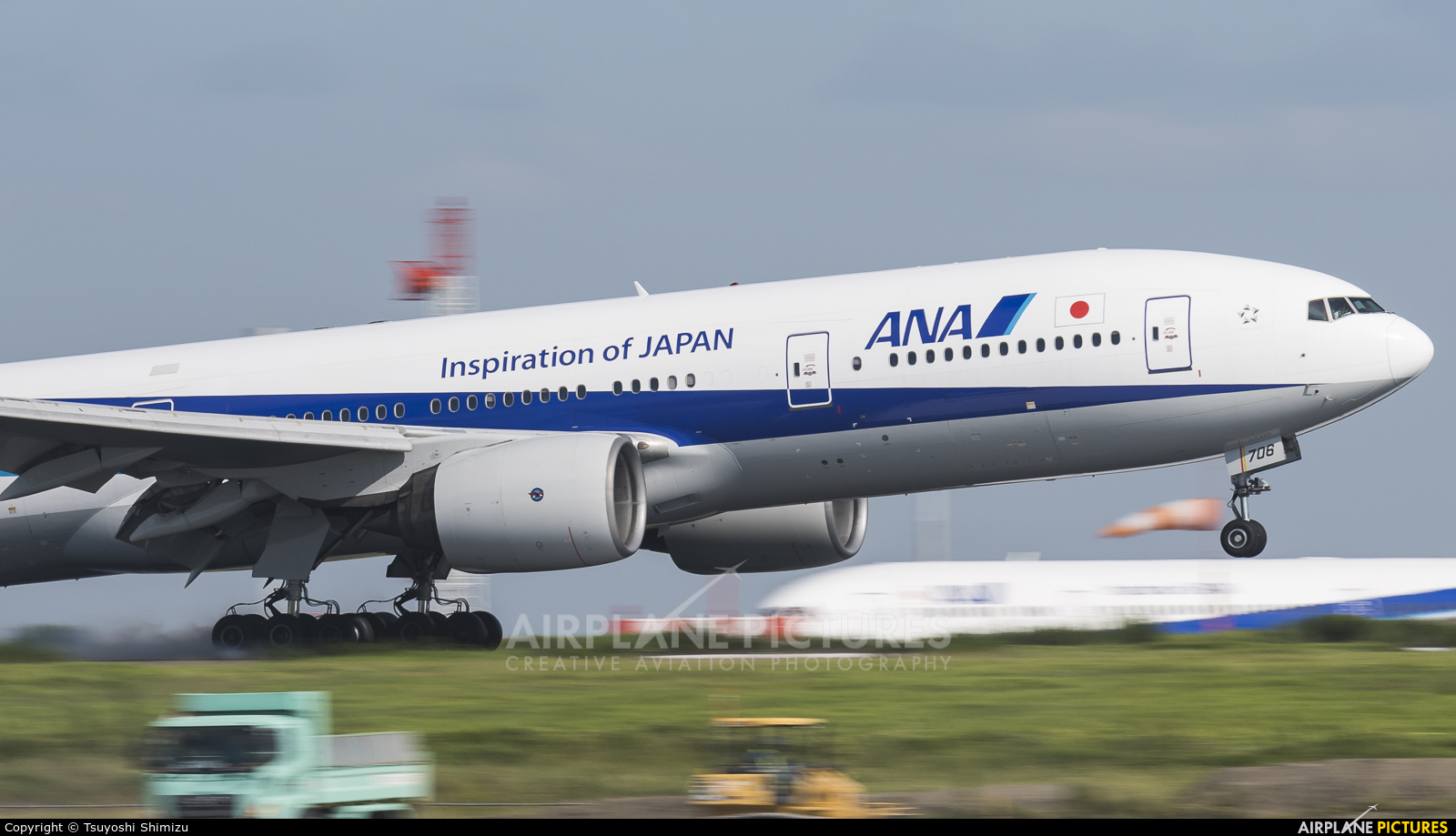 ANA - All Nippon Airways JA706A aircraft at Tokyo - Haneda Intl