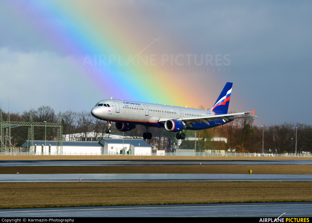 Aeroflot VQ-BEE aircraft at Frankfurt