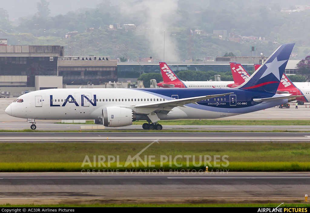LAN Airlines CC-BBC aircraft at São Paulo - Guarulhos