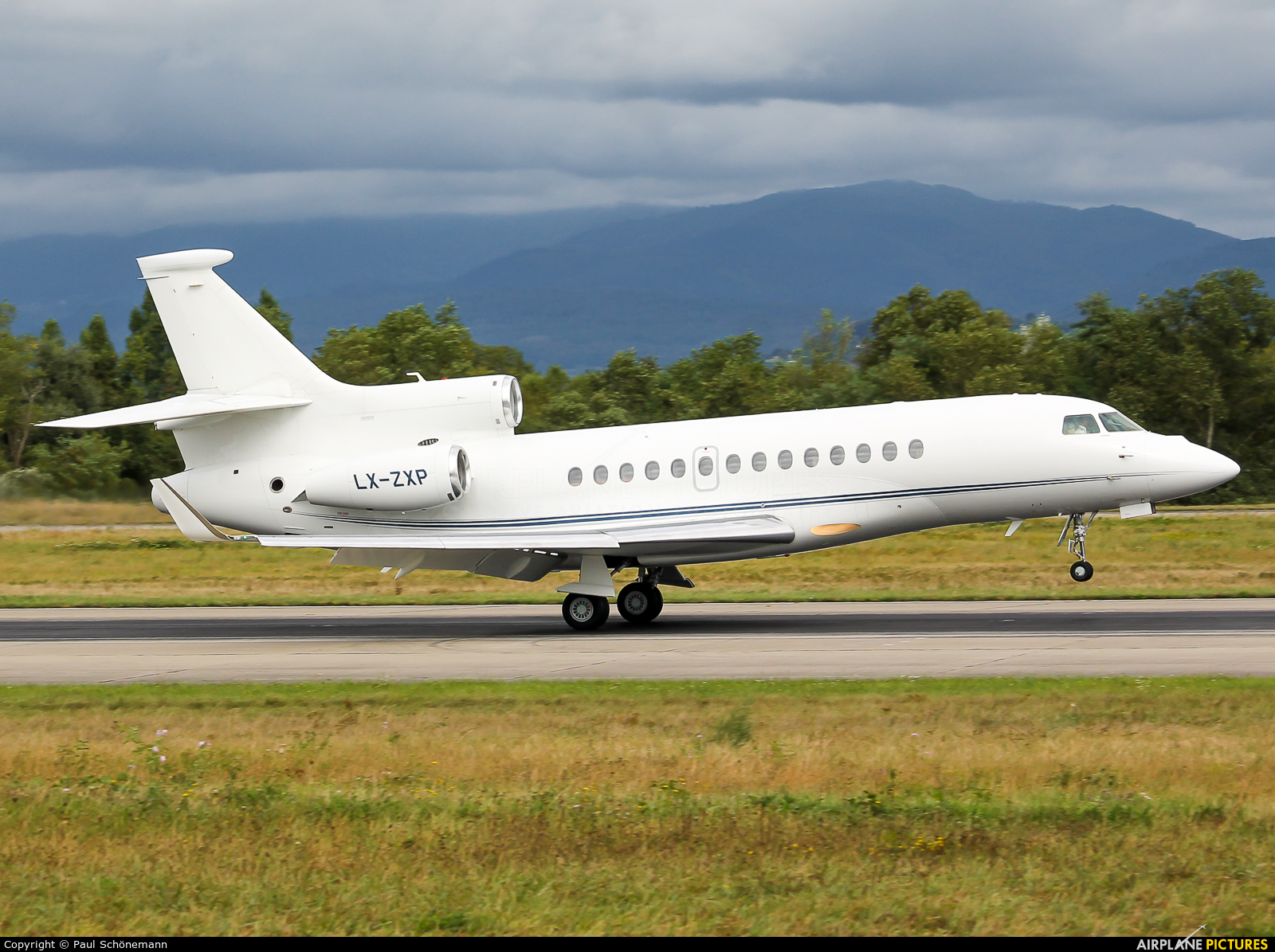 Private LX-ZXP aircraft at Basel - Mulhouse- Euro
