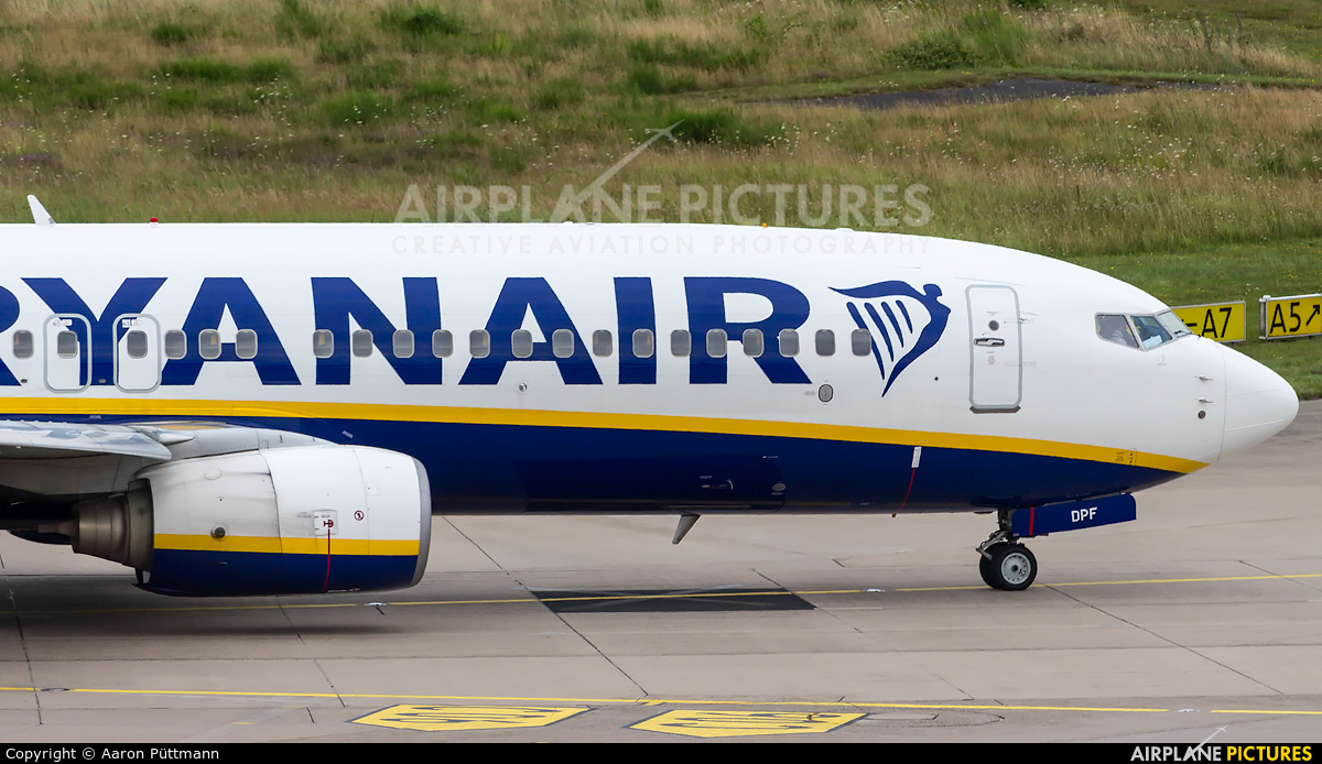 Ryanair EI-DPF aircraft at Cologne Bonn - Konrad Adenauer