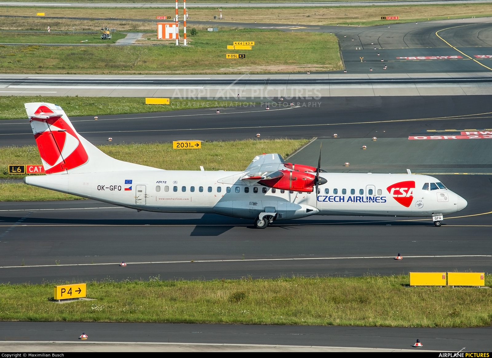 CSA - Czech Airlines OK-GFQ aircraft at Düsseldorf