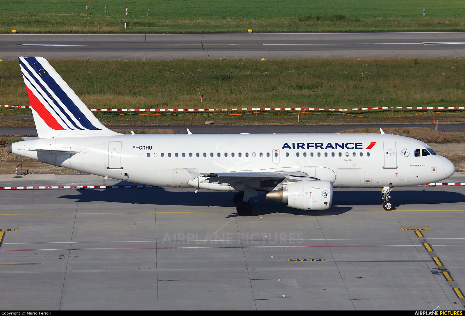 Air France F-GRHU aircraft at Zurich