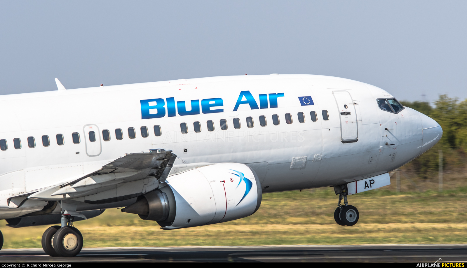 Blue Air YR-BAP aircraft at Bucharest - Henri Coandă