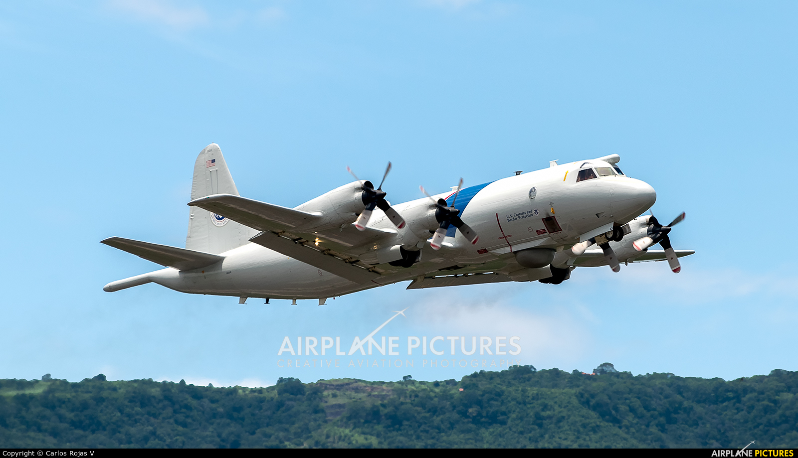 USA - Customs and Border Protection N423SK aircraft at Liberia- Daniel Oduber Quirós Intl
