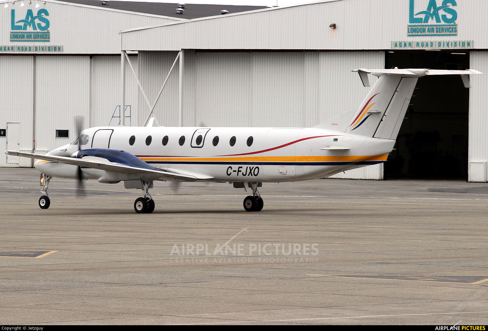 Private C-FJXO aircraft at Vancouver Intl, BC