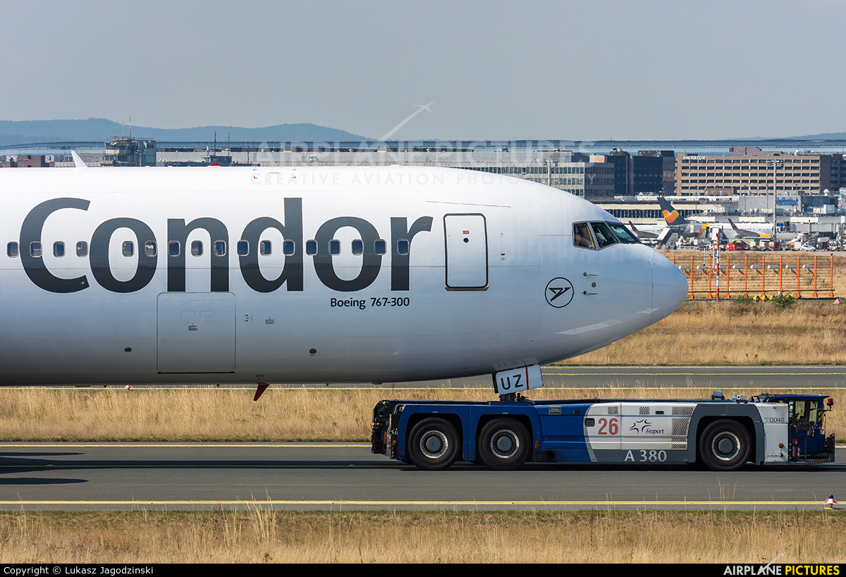 Condor D-ABUZ aircraft at Frankfurt