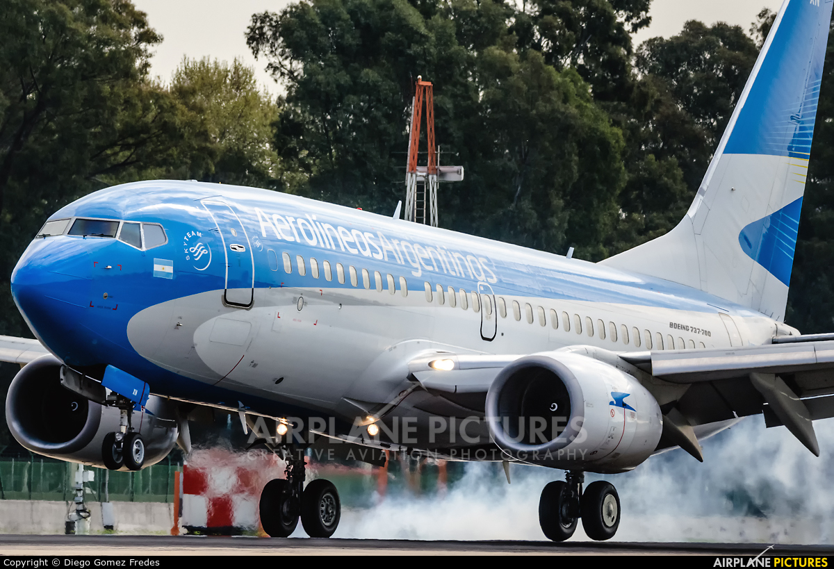 Aerolineas Argentinas LV-CXN aircraft at Buenos Aires - Jorge Newbery