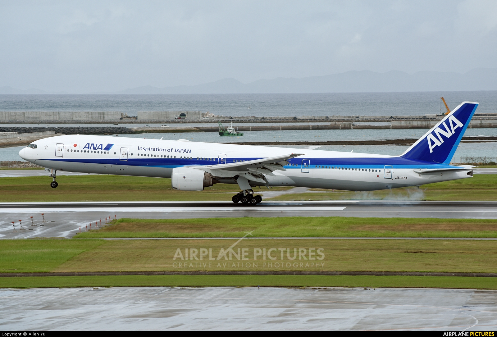 ANA - All Nippon Airways JA755A aircraft at Naha