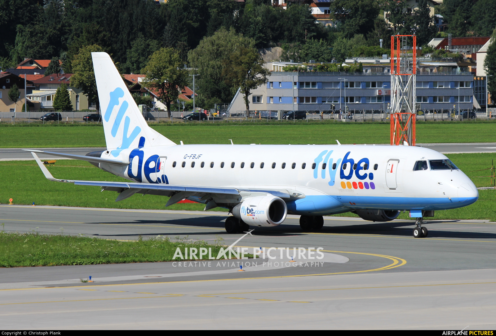 Flybe G-FBJF aircraft at Innsbruck