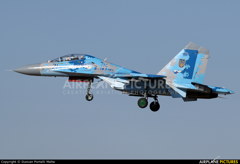 Ukraine - Air Force 71 aircraft at Malta Intl