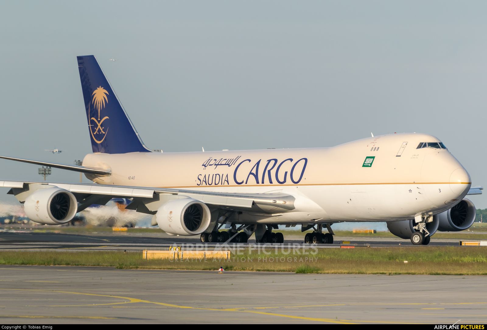 Saudi Arabian Cargo HZ-AI3 aircraft at Frankfurt