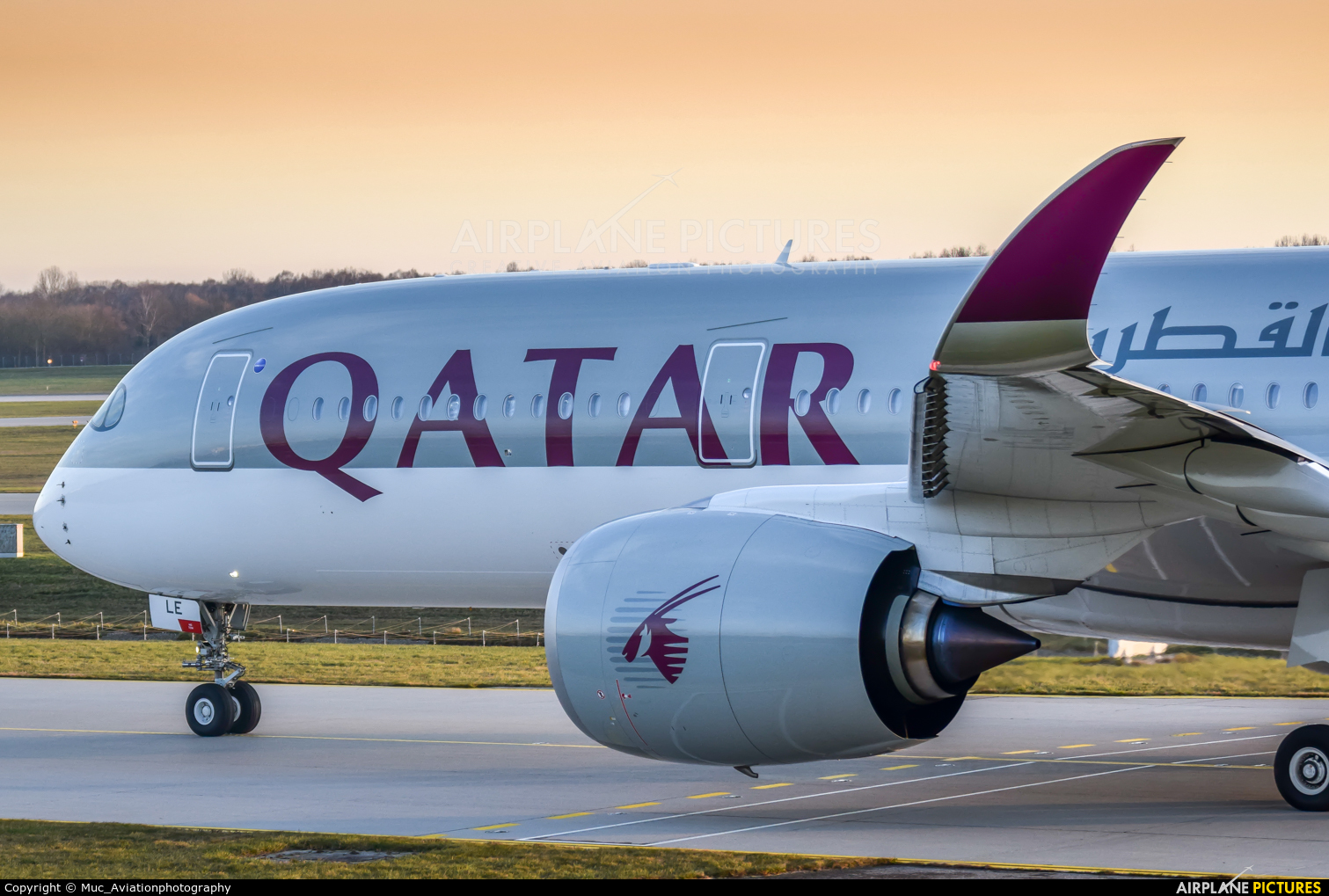Qatar Airways A7-ALE aircraft at Munich