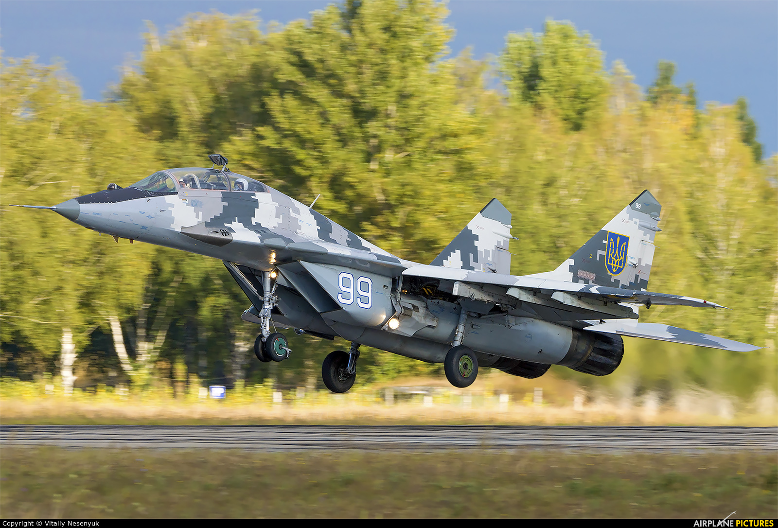 Ukraine - Air Force 99 aircraft at Vasilkov