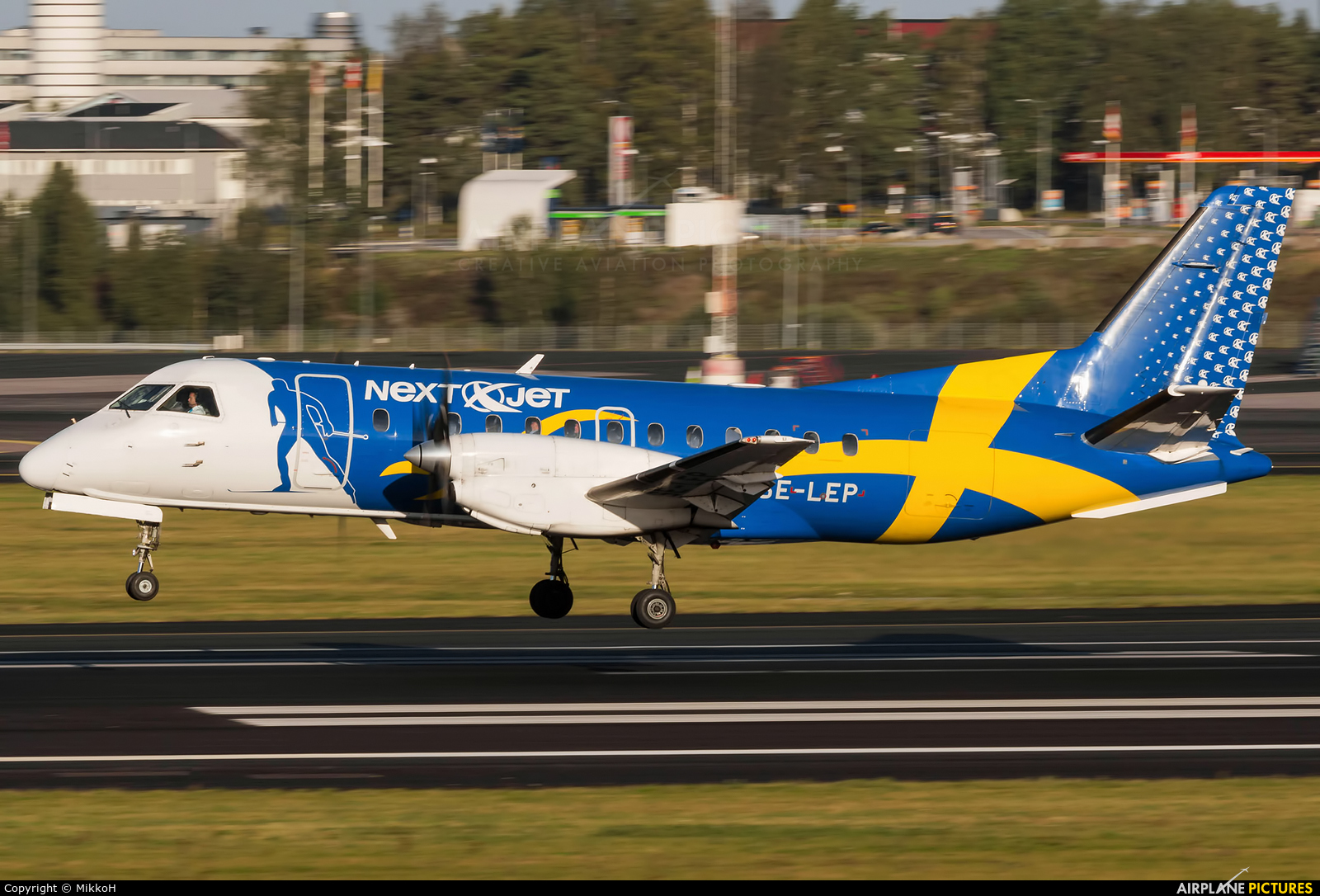 Nextjet SE-LEP aircraft at Stockholm - Arlanda