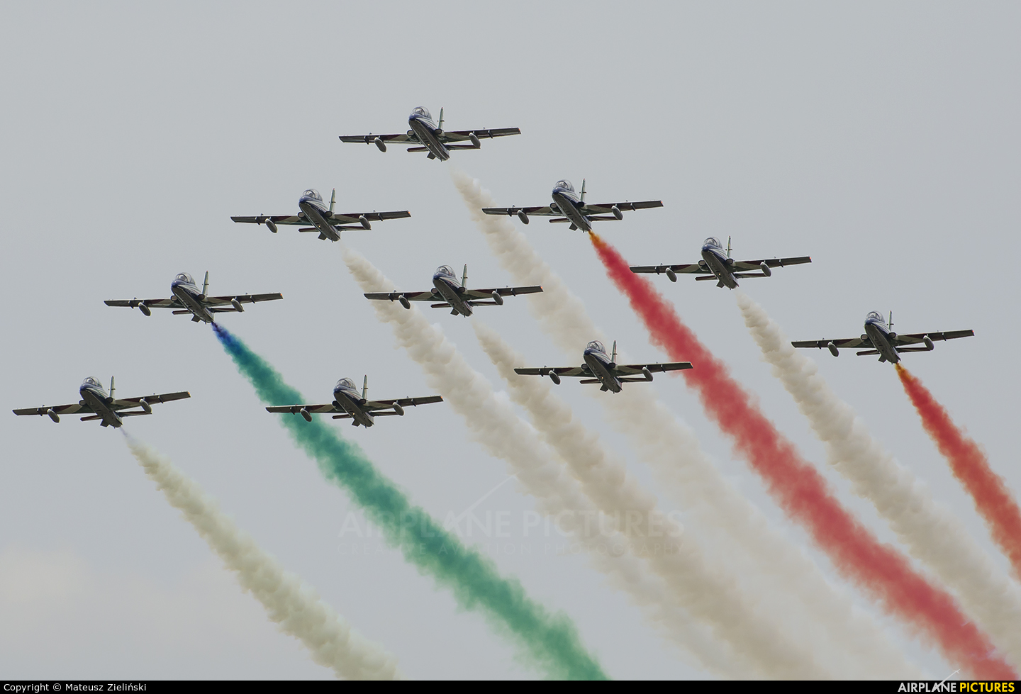 Italy - Air Force "Frecce Tricolori" MM54538 aircraft at Ostrava Mošnov