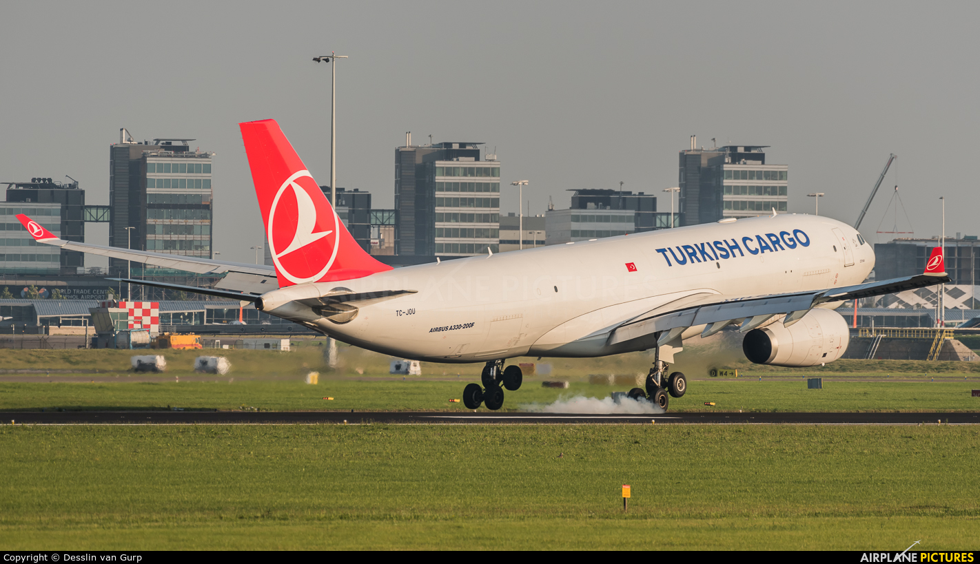 Turkish Cargo TC-JOU aircraft at Amsterdam - Schiphol