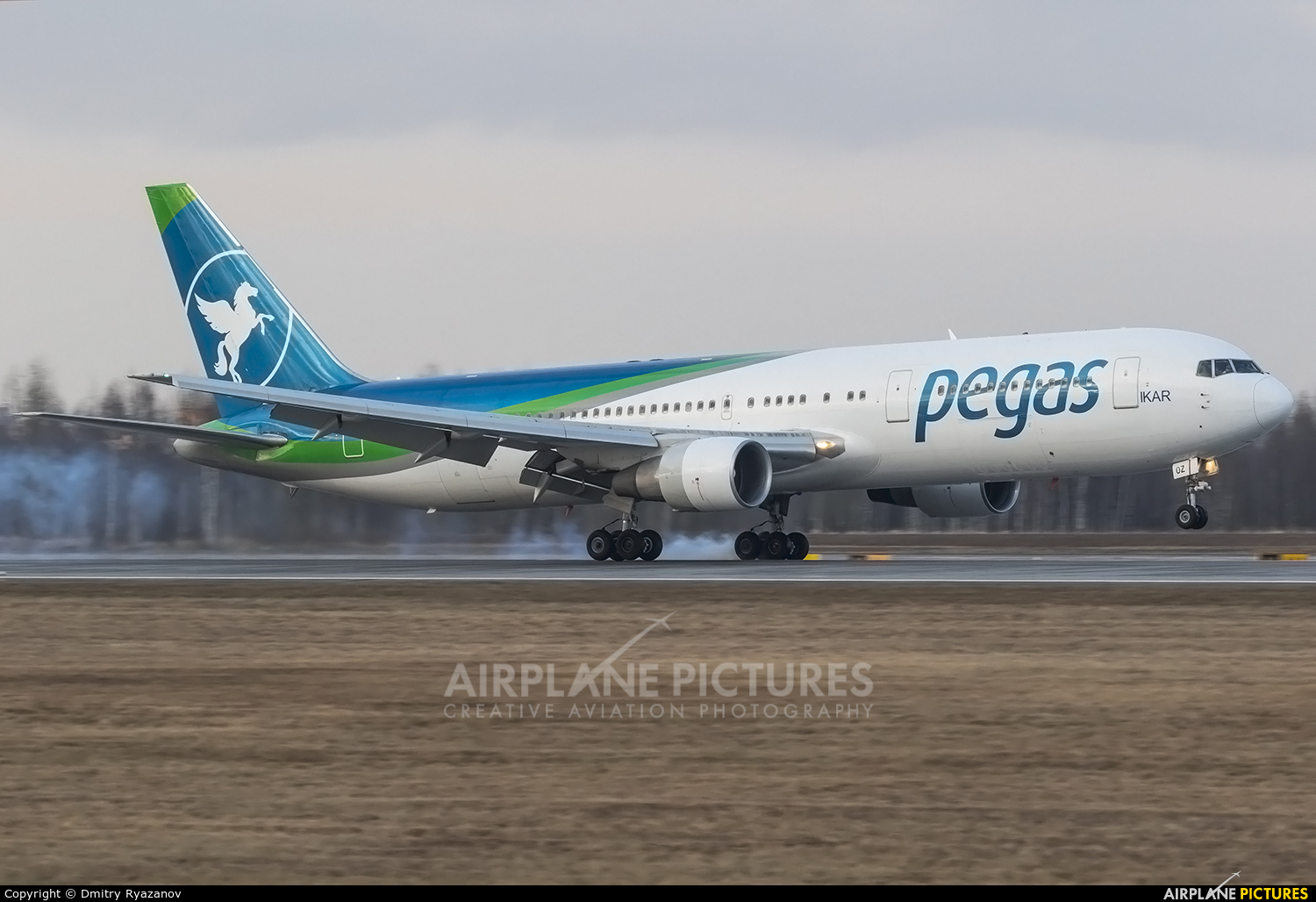 Pegas VP-BOZ aircraft at St. Petersburg - Pulkovo