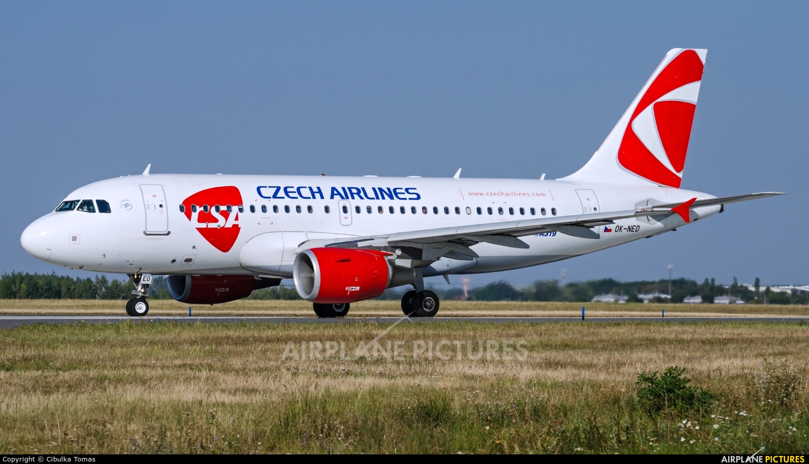 CSA - Czech Airlines OK-NEO aircraft at Prague - Václav Havel