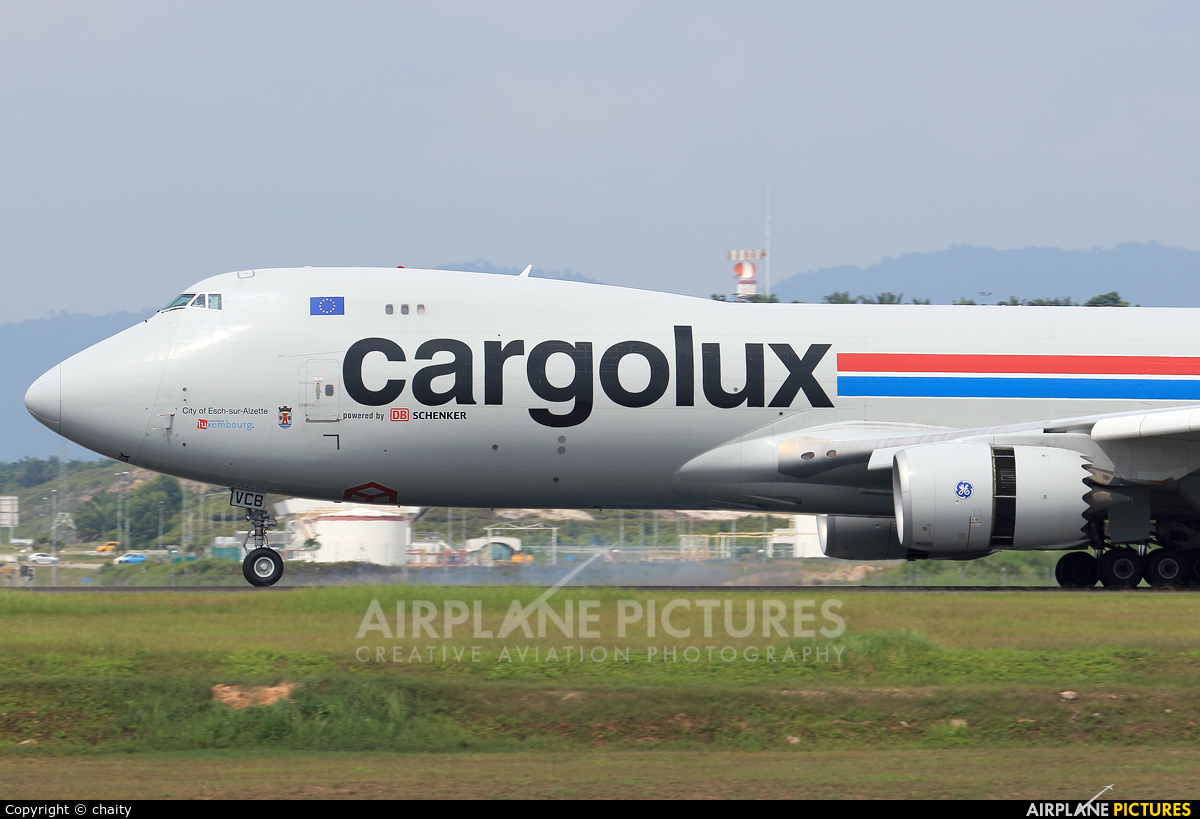 Cargolux LX-VCB aircraft at Kuala Lumpur Intl