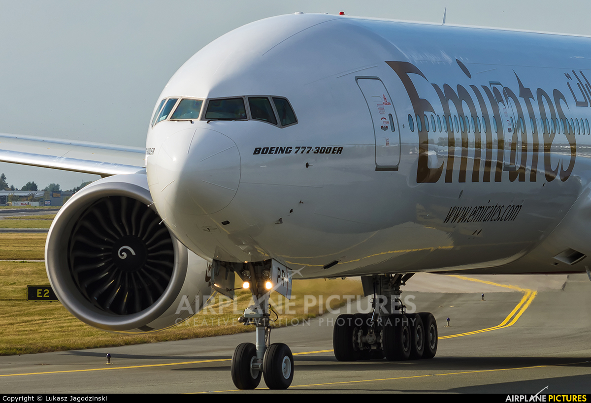 Emirates Airlines A6-EPR aircraft at Warsaw - Frederic Chopin
