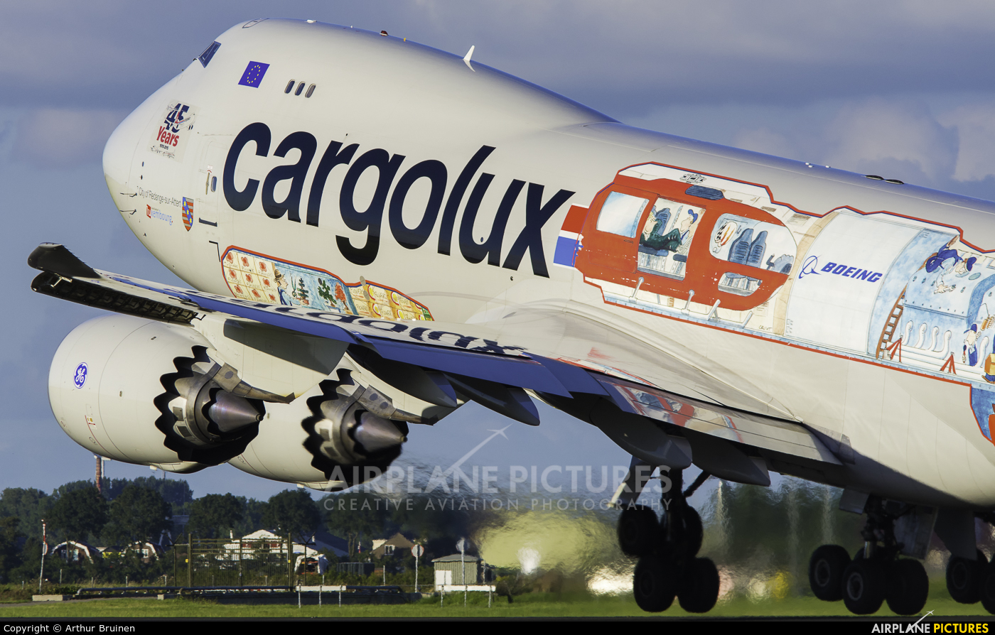 Cargolux LX-VCM aircraft at Amsterdam - Schiphol