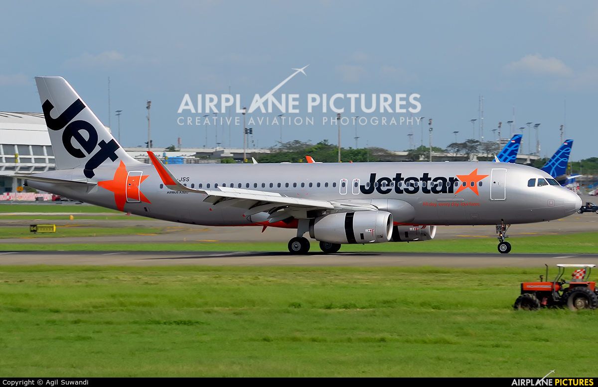 Jetstar Asia 9V-JSS aircraft at Jakarta - Soekarno-Hatta Intl