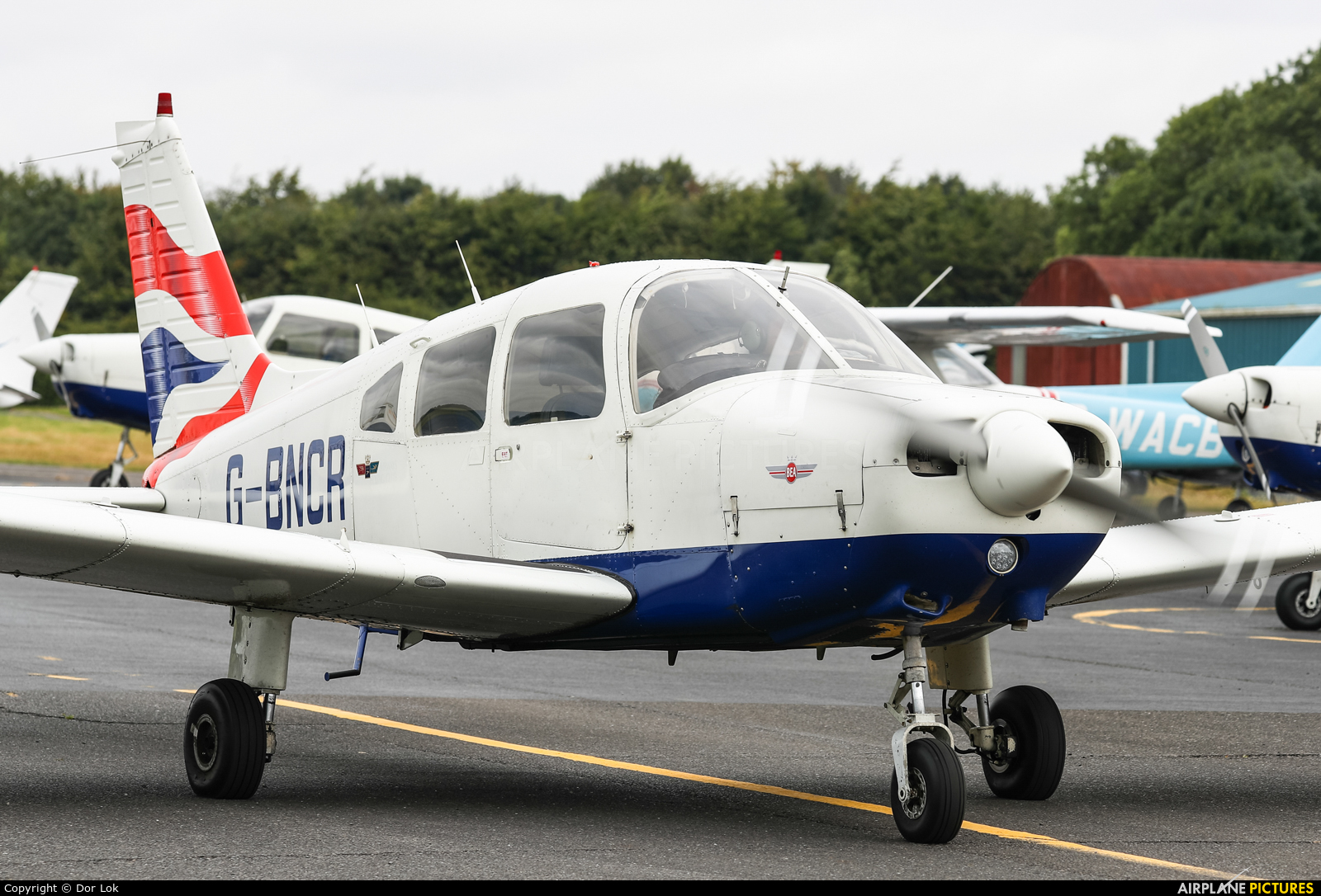 British Airways Flying Club G-BNCR aircraft at Wycombe Air Park - Booker