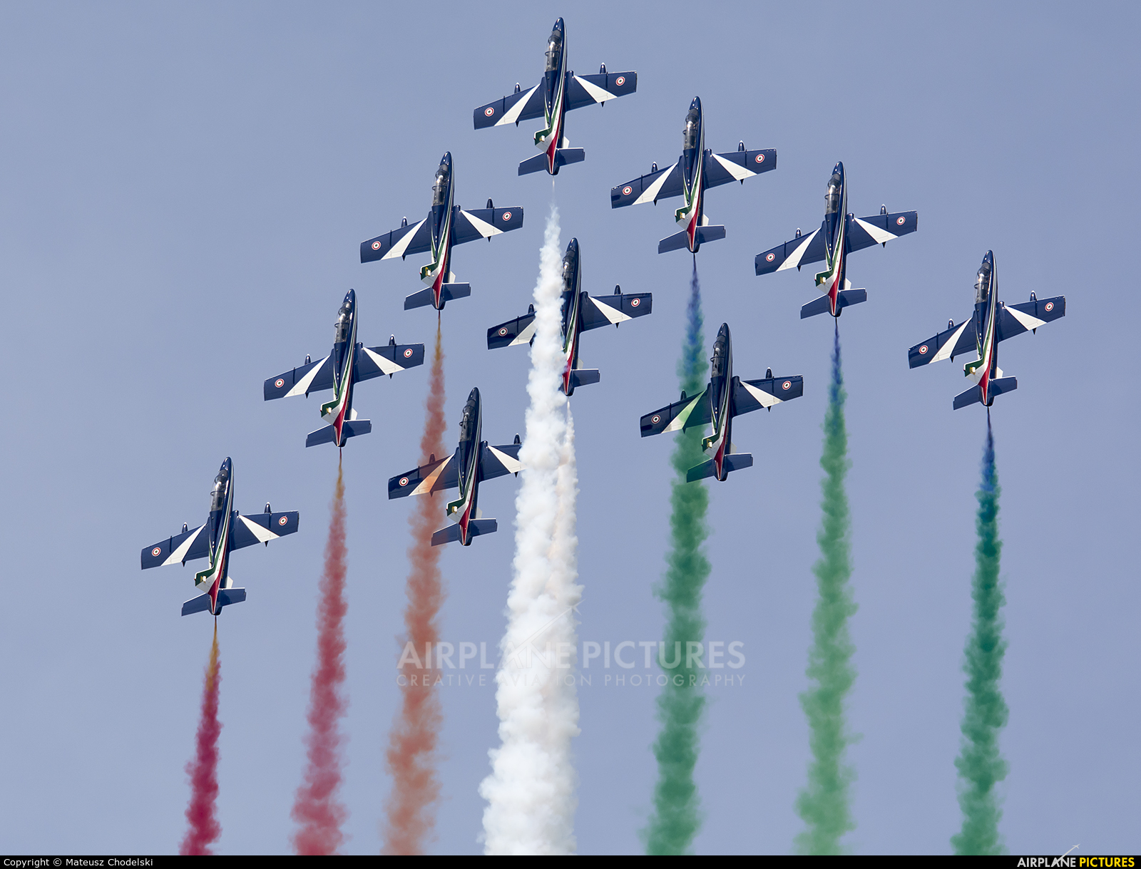 Italy - Air Force "Frecce Tricolori" MM54538 aircraft at Zeltweg
