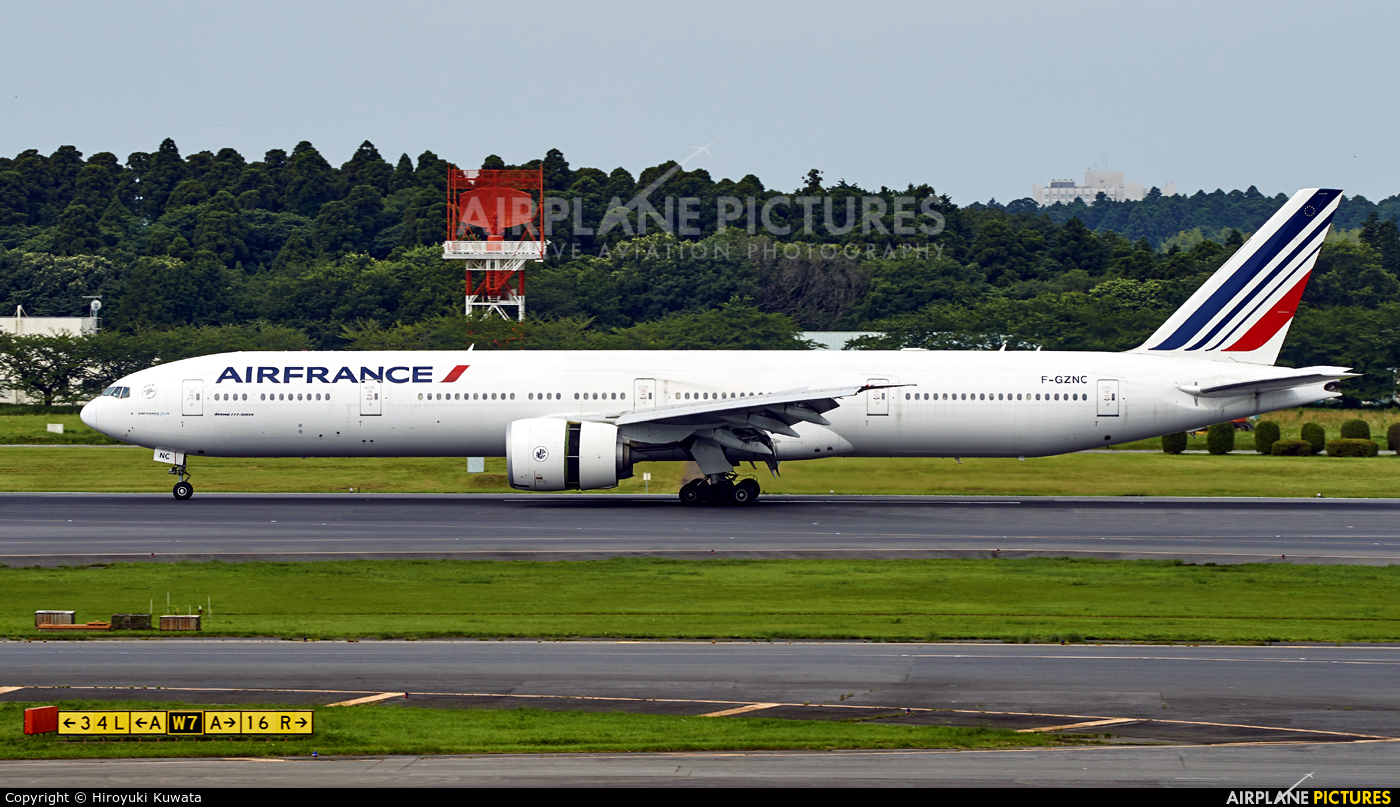 Air France F-GZNC aircraft at Tokyo - Narita Intl