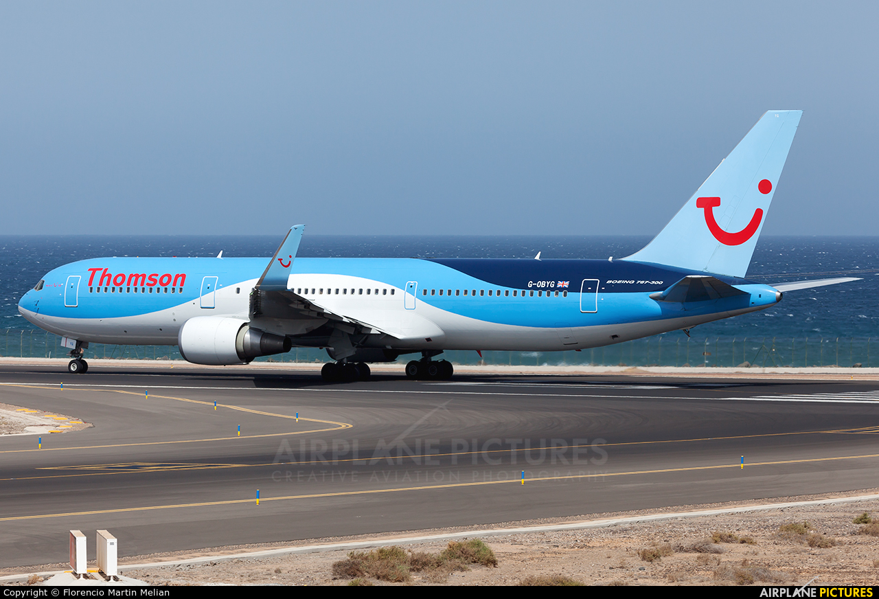 Thomson/Thomsonfly G-OBYG aircraft at Lanzarote - Arrecife