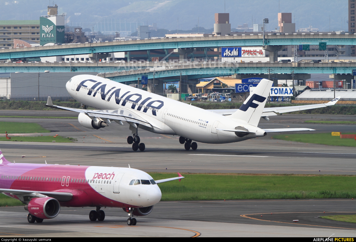 Finnair OH-LTR aircraft at Fukuoka
