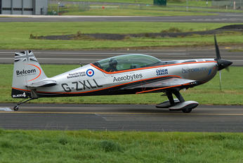 G-ZXLL - 2 Excel Aviation "The Blades Aerobatic Team" Extra 300L, LC, LP series
