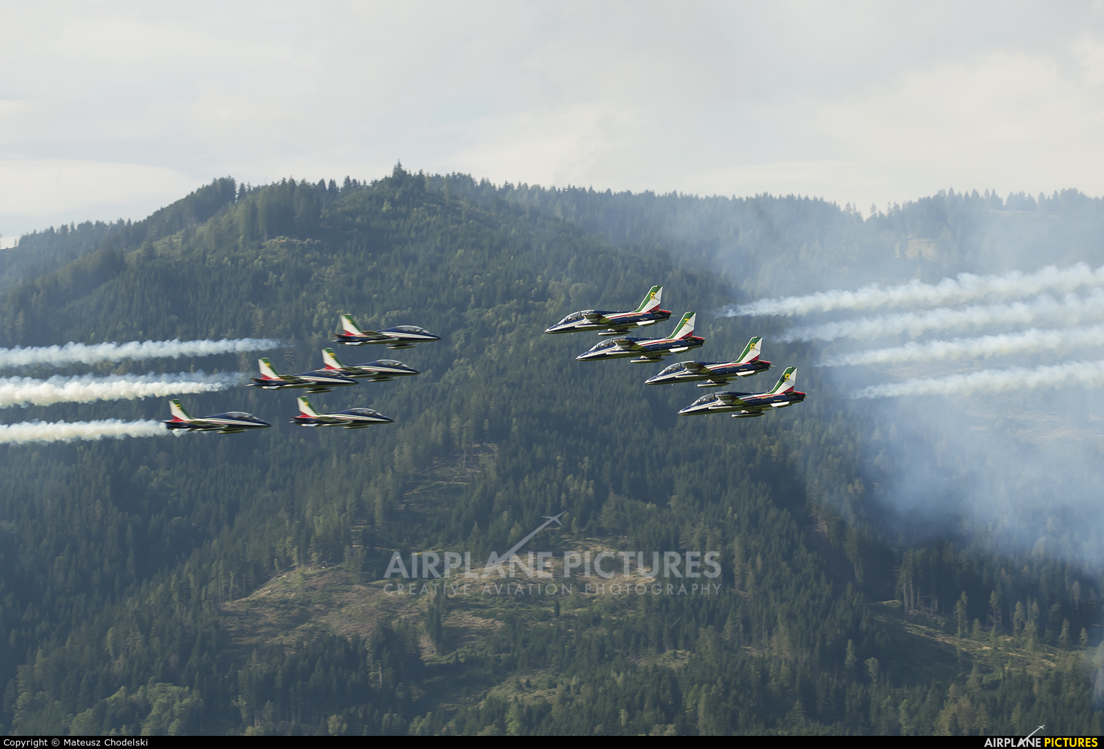 Italy - Air Force "Frecce Tricolori" MM54554 aircraft at Zeltweg