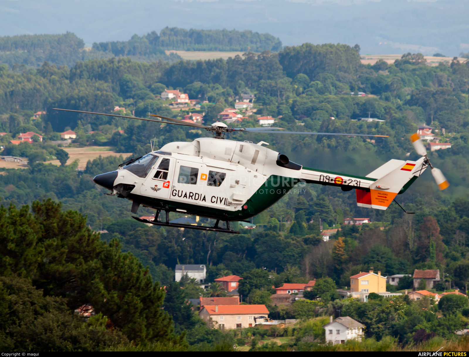 Spain - Guardia Civil HU.22-06 aircraft at La Coruña