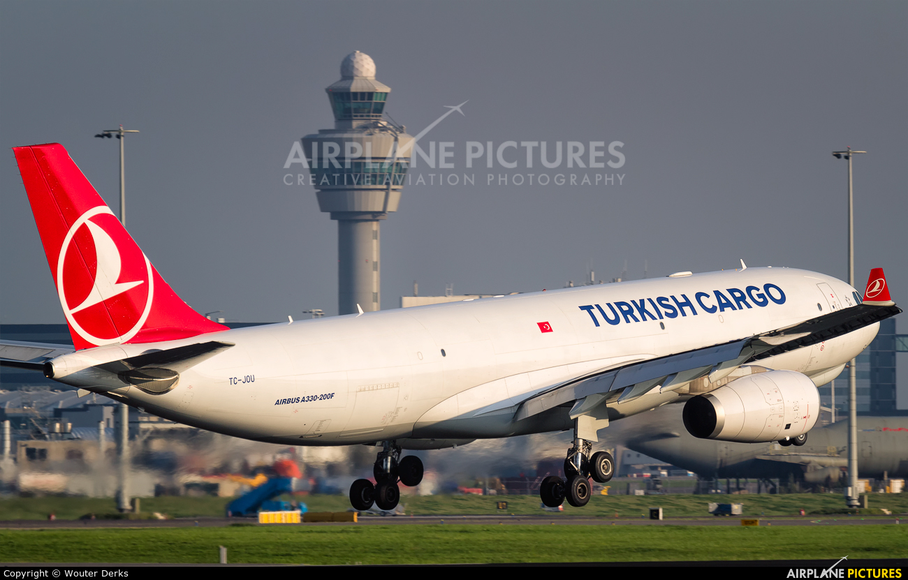 Turkish Cargo TC-JOU aircraft at Amsterdam - Schiphol