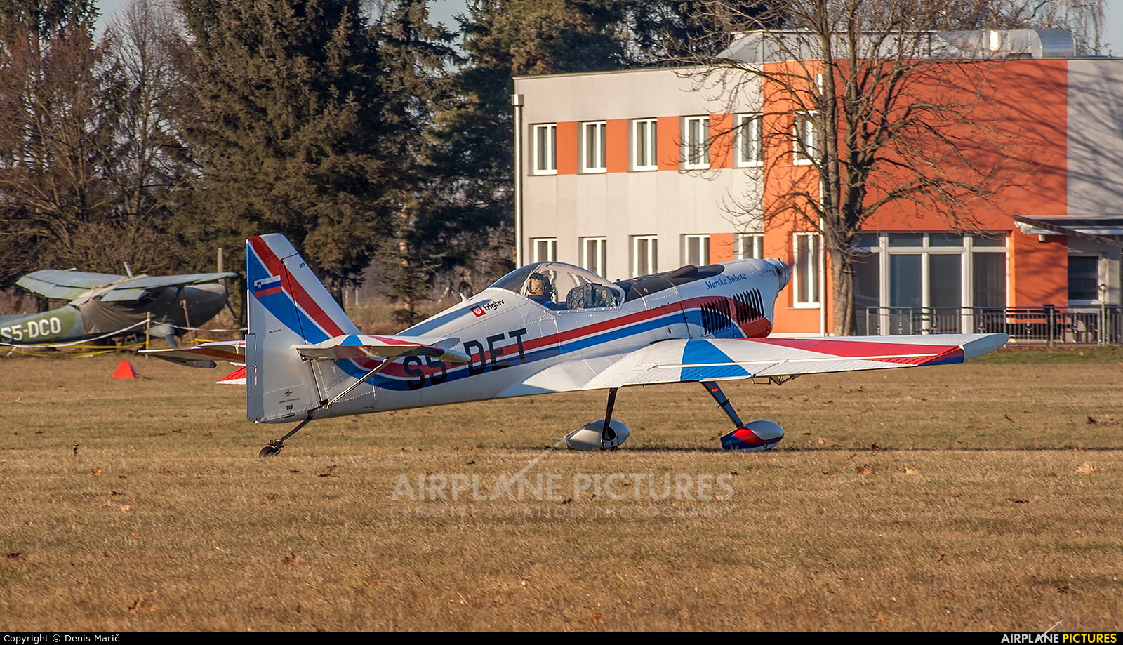 Private S5-DET aircraft at Murska Sobota