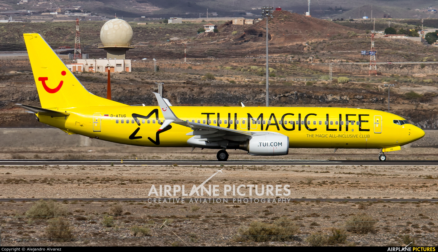 TUIfly D-ATUG aircraft at Tenerife Sur - Reina Sofia