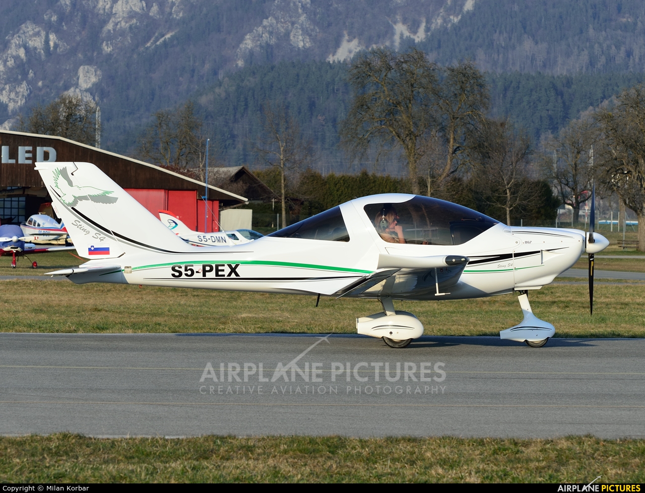 Private S5-PEX aircraft at Lesce-Bled 