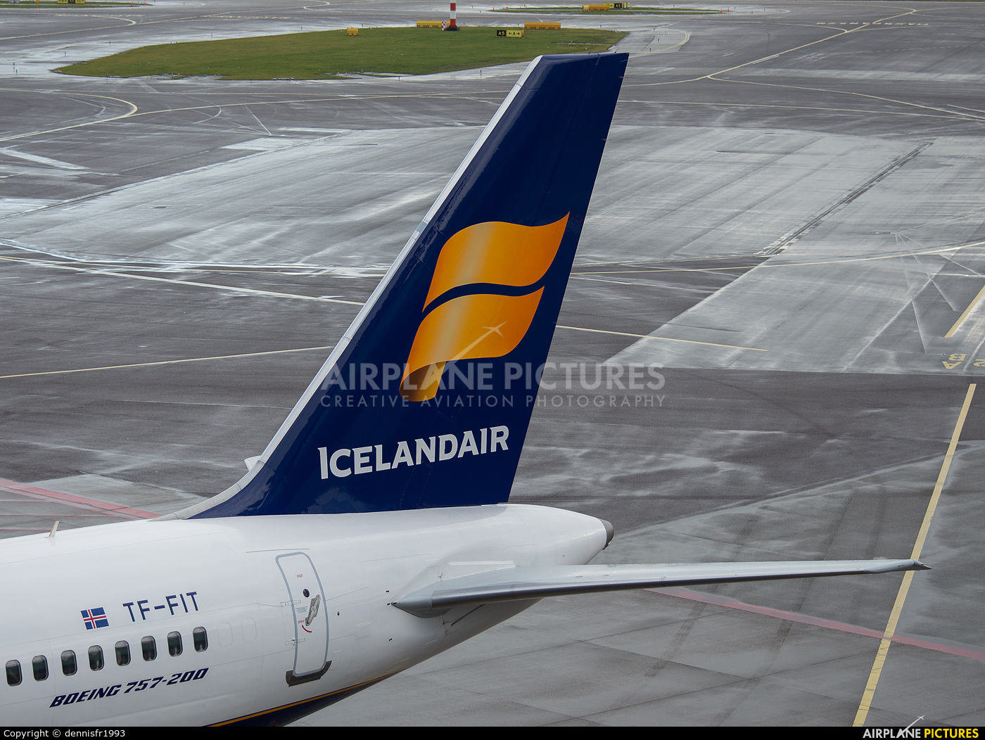 Icelandair TF-FIT aircraft at Amsterdam - Schiphol