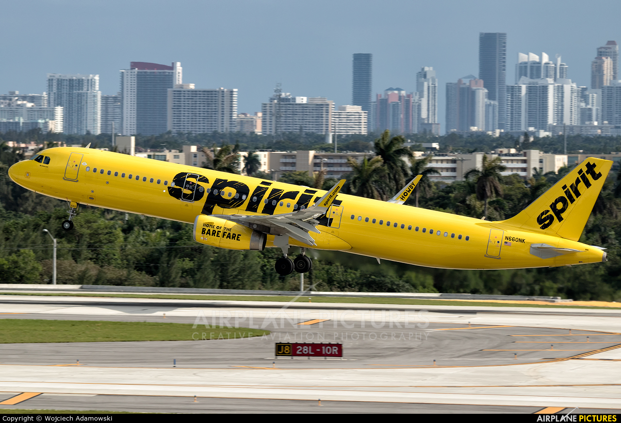Spirit Airlines N660NK aircraft at Fort Lauderdale - Hollywood Intl