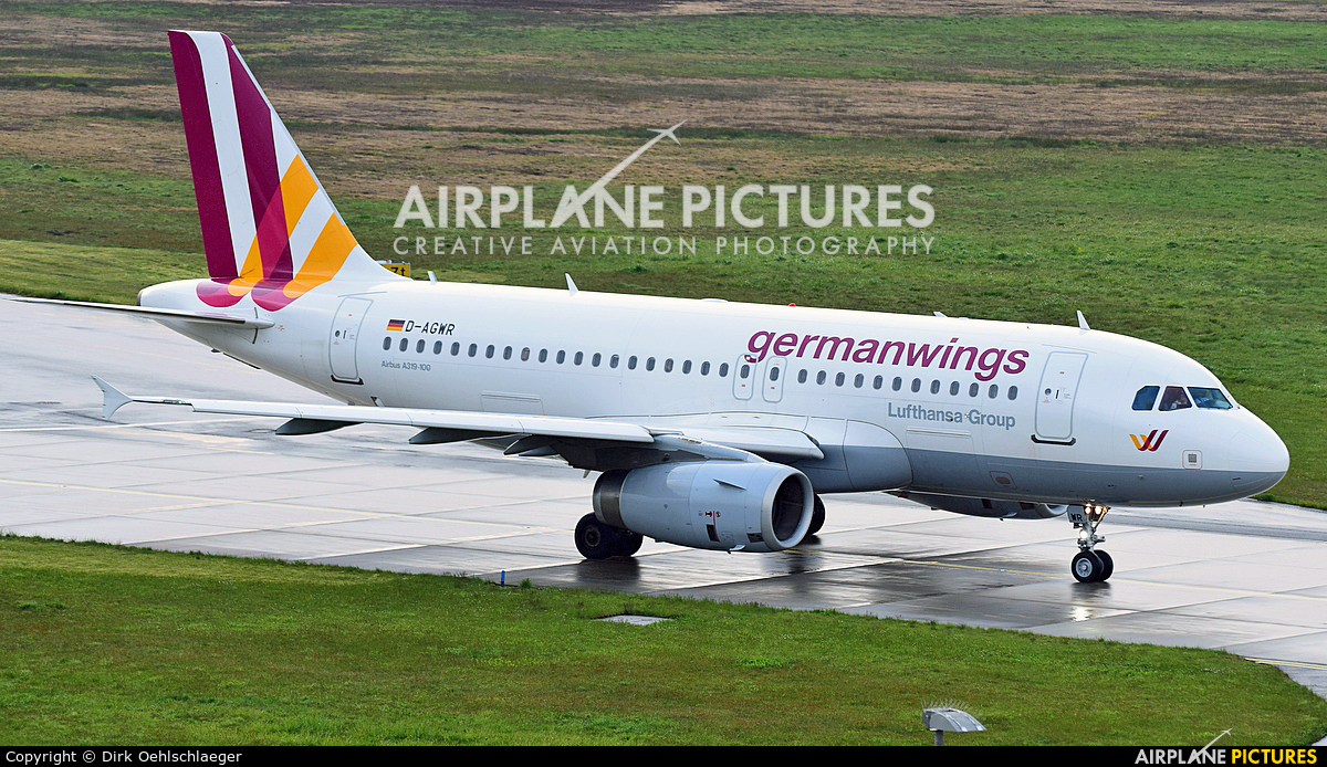 Germanwings D-AGWR aircraft at Hannover - Langenhagen