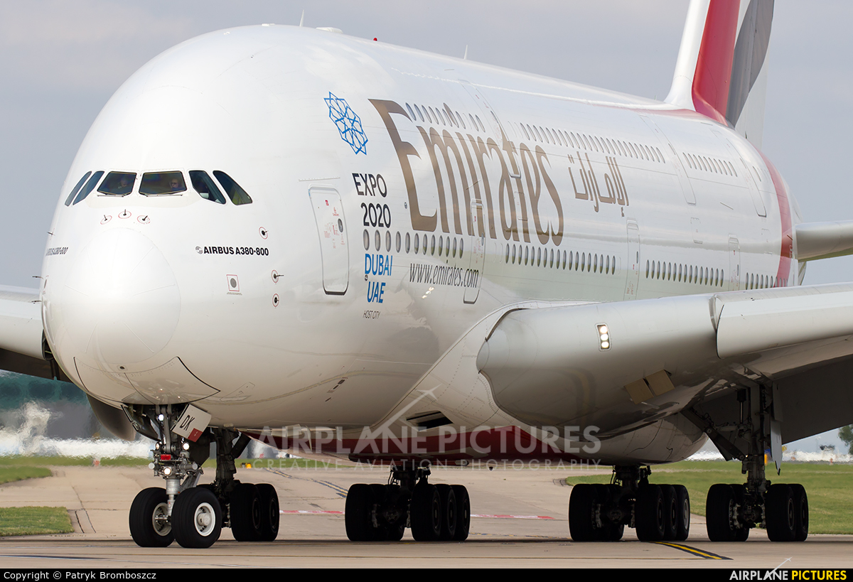 Emirates Airlines A6-EDK aircraft at Manchester